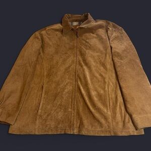VTG 90s The Territory Ahead Suede Leather Jacket XL